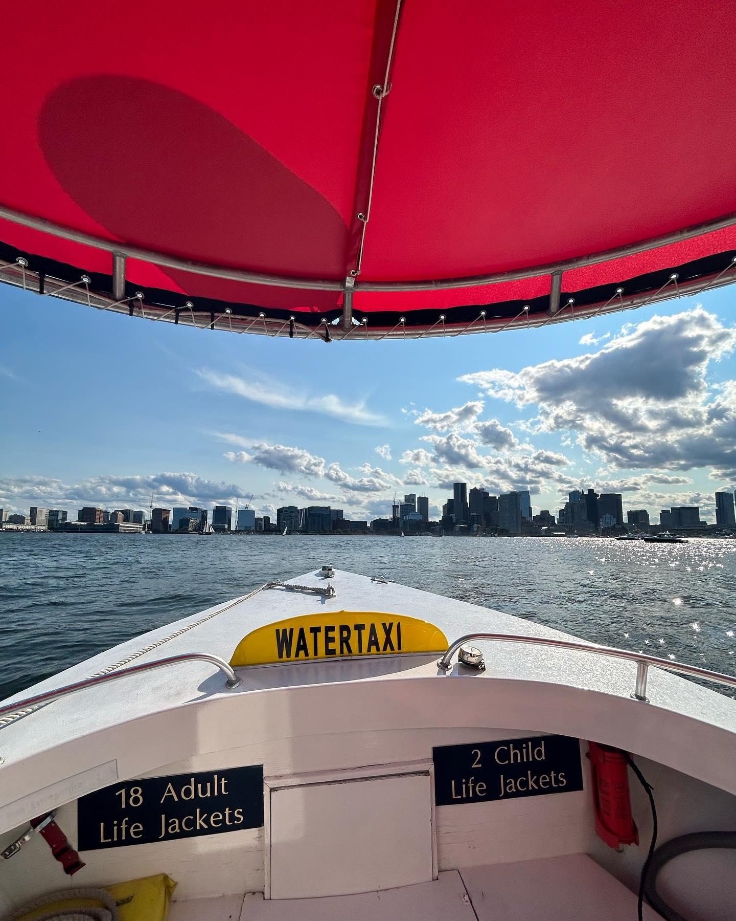 Water Taxi (Red Top Boats) Boston Harbor Shipyard & Marina